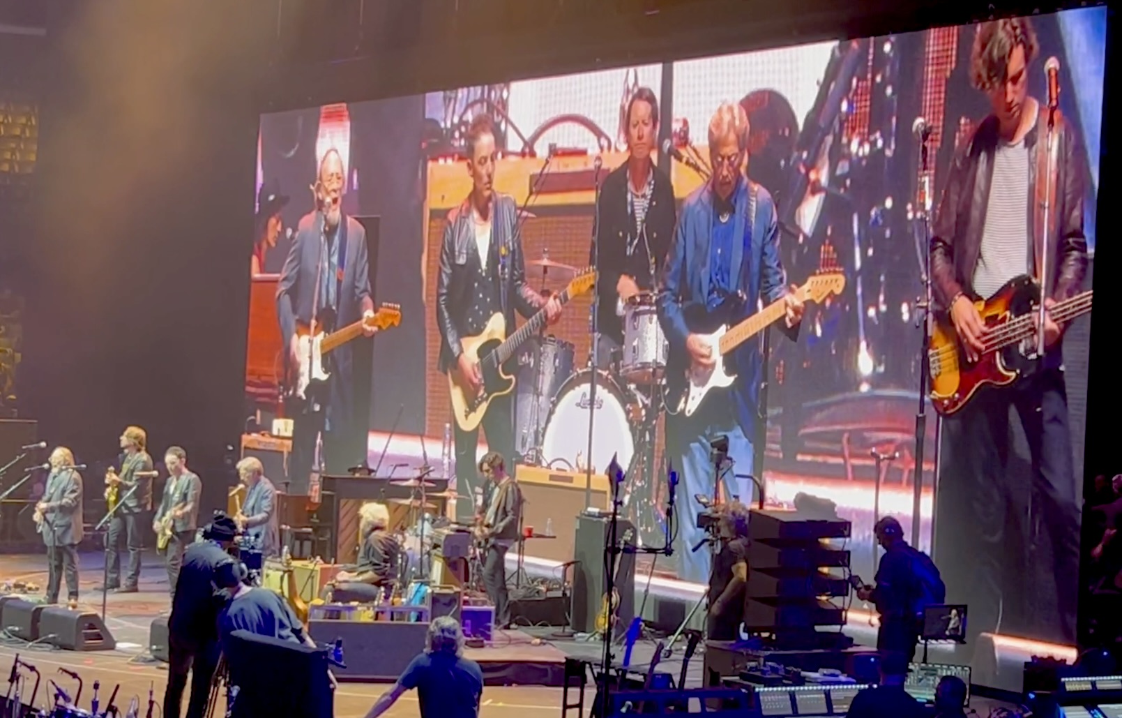 With The Wallflowers, Eric Clapton, Stephen Stills